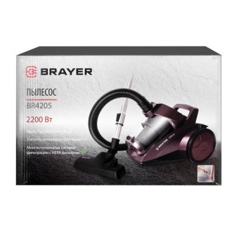 Пылесос BRAYER циклонного типа BR4205 от магазина РЭССИ