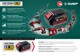 Газонокосилка роторная Зубр ГКЛ-3736 от магазина РЭССИ