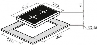 Газовая варочная поверхность Maunfeld EGHG.31.33CW/G белый от магазина РЭССИ