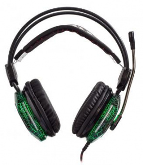 Наушники с микрофоном Оклик HS-L500G TOXIC черный 2.2м мониторные оголовье (472656) от магазина РЭССИ