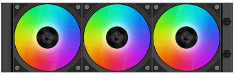 Система водяного охлаждения ID-Cooling Dashflow 360 XT Pro ARGB Soc-AM5/AM4/1200/1700/1851 черный 4-pin 16-34dB Al+Cu 350W Ret от магазина РЭССИ