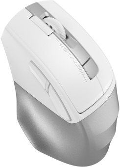 Мышь A4Tech Fstyler FG45CS Air2 белый/серебристый оптическая (2000dpi) silent беспроводная USB для ноутбука (7but) от магазина РЭССИ