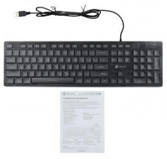 Клавиатура Оклик 550ML черный USB slim Multimedia LED от магазина РЭССИ