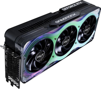Видеокарта Palit PCI-E RTX5090 GAMEROCK OC NVIDIA GeForce RTX 5090 32Gb 512bit GDDR7 2017/28000 HDMIx1 DPx3 HDCP Ret от магазина РЭССИ