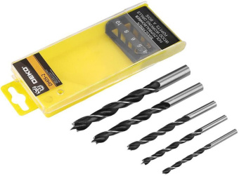 Набор сверл Deko DH05-2 (065-0530) по дереву (5пред.) для дрелей от магазина РЭССИ