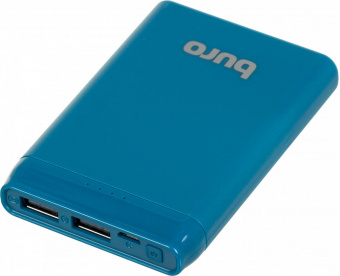 Мобильный аккумулятор Buro BP05B 5000mAh 2.1A 2xUSB синий (BP05B10PBL) от магазина РЭССИ