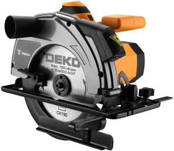 Циркулярная пила (дисковая) Deko CSDK-1600 1600Вт (ручная) D диска.:190мм (085-1151) от магазина РЭССИ
