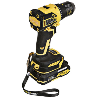 Аккумуляторная дрель Hanskonner б/щ 1BatterySystem HCD2065C от магазина РЭССИ