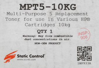 Тонер Static Control MPT5-10KG черный флакон 10000гр. для принтера HP LJ1200/4100/5000 от магазина РЭССИ