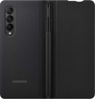 Чехол (клип-кейс) Samsung для Samsung Galaxy Z Fold3 Flip Cover with Pen черный (EF-FF92PCBEGRU) от магазина РЭССИ