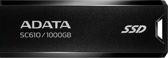 Накопитель SSD A-Data USB 3.1 1TB SC610-1000G-CBK/RD SC610 1.8" черный от магазина РЭССИ