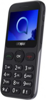 Мобильный телефон Alcatel 2019G серебристый моноблок 1Sim 2.4" 240x320 Thread-X 2Mpix GSM900/1800 GSM1900 FM microSD max32Gb от магазина РЭССИ