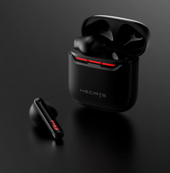 Наушники с микрофоном Edifier GM3 Plus черный вкладыши BT в ушной раковине