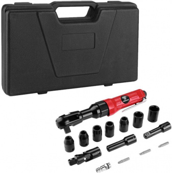 Ключ-трещотка Deko DKPT03 SET 3 113л/мин красный/черный от магазина РЭССИ