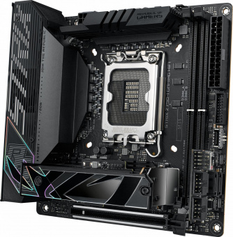 Материнская плата Asus ROG STRIX Z790-I GAMING WIFI Soc-1700 Intel Z790 2xDDR5 mini-ITX AC`97 8ch(7.1) 2.5Gg RAID+HDMI от магазина РЭССИ