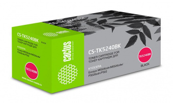 Картридж лазерный Cactus CS-TK5240BK TK-5240BK черный (4000стр.) для Kyocera Ecosys M5526cdn/M5526cdw/P5026cdn/P5026cdw от магазина РЭССИ