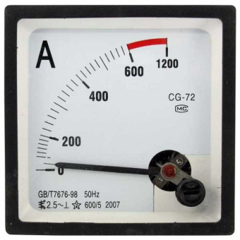 Амперметр 600/5А 50гц (72х72) от магазина РЭССИ
