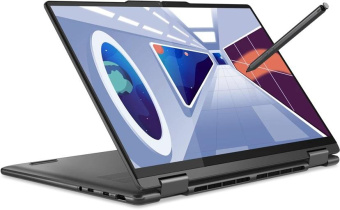 Ноутбук Lenovo Yoga 7 14ARP8 Ryzen 7 7735U 16Gb SSD1Tb AMD Radeon 680M 14" OLED Touch WUXGA (1920x1200) Windows 11 Home grey WiFi BT Cam (82YM0029RK) от магазина РЭССИ