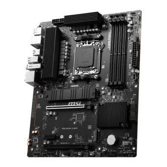 Материнская плата MSI PRO B650-S WIFI SocketAM5 AMD B650 4xDDR5 ATX AC`97 8ch(7.1) 2.5Gg RAID+HDMI+DP от магазина РЭССИ