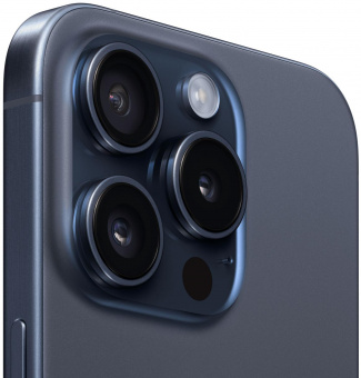 Смартфон Apple A3102 iPhone 15 Pro 1Tb синий титан моноблок 3G 4G 1Sim 6.1" 1179x2556 iOS 17 48Mpix 802.11 a/b/g/n/ac/ax NFC GPS Protect от магазина РЭССИ