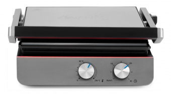 Электрогриль Domfy Metal DSM-EG502 2200Вт черный/серебристый от магазина РЭССИ