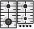 Газовая варочная поверхность Gorenje GW642SYW белый от магазина РЭССИ