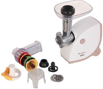 Мясорубка Moulinex ME476132 2000Вт белый/бежевый от магазина РЭССИ