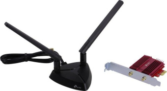 Сетевой адаптер WiFi + Bluetooth TP-Link Archer TX3000E AX3000 PCI Express (ант.внеш.съем) 2ант. от магазина РЭССИ
