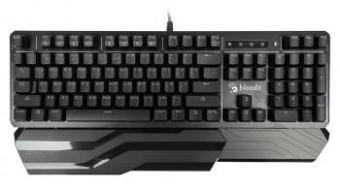 Клавиатура A4Tech Bloody B975 механическая черный USB Multimedia for gamer LED (подставка для запястий) от магазина РЭССИ