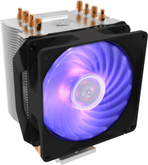 Устройство охлаждения(кулер) Cooler Master Hyper H410R RGB Soc-AM4/1151/1200/2066 4-pin 6-29dB Al+Cu 120W 305gr LED Ret от магазина РЭССИ