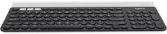 Клавиатура Logitech Multi-Device K780 черный/белый USB беспроводная BT Multimedia от магазина РЭССИ
