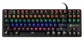 Клавиатура Оклик 969G SHOTGUN механическая черный USB Multimedia for gamer LED от магазина РЭССИ