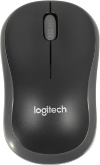 Мышь Logitech M185 серый/черный оптическая (1000dpi) беспроводная USB1.1 для ноутбука (2but) от магазина РЭССИ