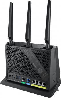 Роутер беспроводной Asus RT-AX86U AX5700 10/100/1000BASE-TX/4G ready черный от магазина РЭССИ