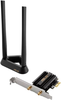 Сетевой адаптер Wi-Fi + Bluetooth Asus PCE-AXE59BT AX2400 PCI Express x1 2ант. от магазина РЭССИ