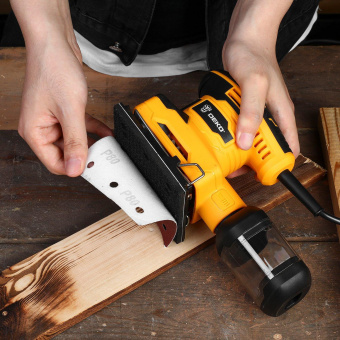 Вибро шлифовальная машина Deko DKS400 400Вт от магазина РЭССИ