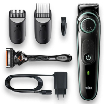 Триммер Braun BT3341 черный/мятный 6Вт (насадок в компл:2шт) от магазина РЭССИ
