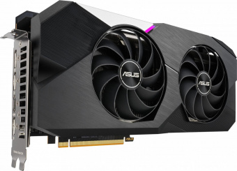 Видеокарта Asus PCI-E 4.0 DUAL-RX6750XT-O12G AMD Radeon RX 6750XT 12288Mb 192 GDDR6 2512/18000 HDMIx1 DPx3 HDCP Ret от магазина РЭССИ