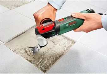 Многофункциональный инструмент Bosch PMF 250 CES + кейс 250Вт зеленый/черный (0603102100) от магазина РЭССИ