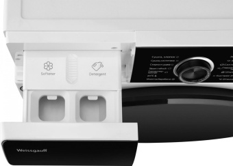 Стиральная машина Weissgauff Premium WMD 6016 DC Inverter Steam класс: B загр.фронтальная макс.:10кг (с сушкой) белый от магазина РЭССИ