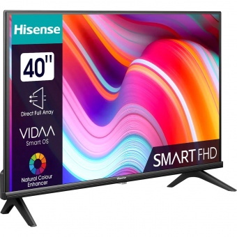 Телевизор LED Hisense 40" 40A4K Frameless черный FULL HD 60Hz DVB-T DVB-T2 DVB-C DVB-S DVB-S2 WiFi Smart TV (RUS) от магазина РЭССИ