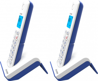 Р/Телефон Dect Alcatel S230 Duo ru white белый (труб. в компл.:2шт) АОН от магазина РЭССИ