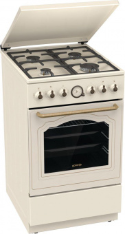 Плита Газовая Gorenje GGI5BCLI бежевый (металлическая крышка) реш.чугун от магазина РЭССИ