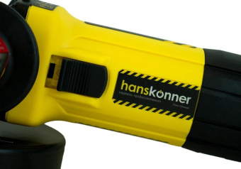 Углошлифовальная машина Hanskonner HAG9012TES 1100Вт 11000об/мин рез.шпин.:M22.2 d=125мм жестк.кейс от магазина РЭССИ