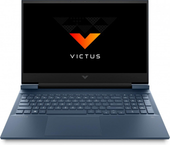 Ноутбук HP Victus 16-e0087ur Ryzen 5 5600H 16Gb SSD512Gb AMD Radeon RX5500M 4Gb 16.1" IPS FHD (1920x1080) Windows 11 Home blue WiFi BT Cam (4M085EA) от магазина РЭССИ