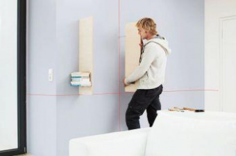 Нивелир лазерн. Bosch Quigo III 2кл.лаз. 635нм цв.луч. красный 2луч. (0603663522) от магазина РЭССИ