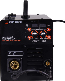 Сварочный полуавтомат Вихрь ИСА-200 MIG PRO инвертор MIG-MAG/SPOT/FCAW/MMA/Lift TIG 5.9кВт от магазина РЭССИ