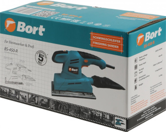 Вибро шлифовальная машина Bort BS-450-R 400Вт (93410105) от магазина РЭССИ