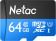 Картинка Флеш карта microSDXC 64Gb Class10 Netac NT02P500STN-064G-S P500 w/o adapter от магазина РЭССИ Флеш карта microSDXC 64Gb Class10 Netac NT02P500STN-064G-S P500 w/o adapter от магазина РЭССИ