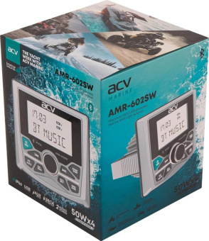 Автомагнитола ACV MARINE AMR-602SW 4x50Вт v5.0 USB 2.0 AUX 3" 3 RDS (43453) от магазина РЭССИ